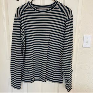 Patagonia merino wool striped shirt